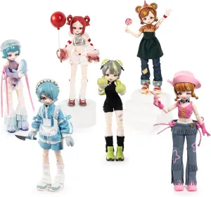 BEEMAI Eve-Lynna Dream Paradise Series 6-Box Set (Contains 6 Figures No Repeat), 1/12 MJD Blind Box Cute Figures Collectibles Birthday Gift