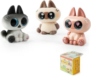 BEEMAI Nobeko Azukisan Mini Bean Series Blind Box Single Box, Contains 3 Figures No Repeat