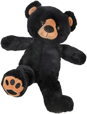 Benjamin The Black Bear Plush Toy 8 inch Soft Stuffed Animal Cuddly Teddy Bear for Kids Baby Nursery Decor Birthday Gift Child Comfort Lovey Toddler Toy