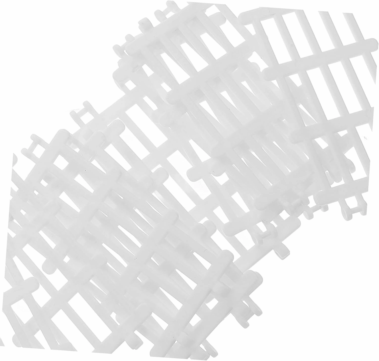 BESPORTBLE 4sets 20pcs Miniature Plastic Farm Fences Garden Landscape Decor for Dollhouse Micro Model Scenery for DIY Fairy Gardens and Miniature Landscapes 20pcs*4
