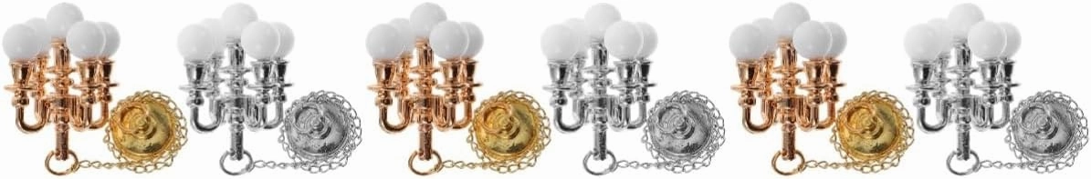 BESPORTBLE 5sets 2pcs Miniature Ceiling Lamp Tiny House Decorative Light Simulation Lamp for Dollhouse Compact Design for Miniature Ornaments and Landscape Decor 2pcs*5