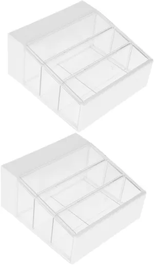 BESTonZON 2Pcs Mini Dollhouse Cake Cabinet Display Elegant Accessory for Miniature House Decoration Lightweight with Realistic Design for Creative Play and Home Decor