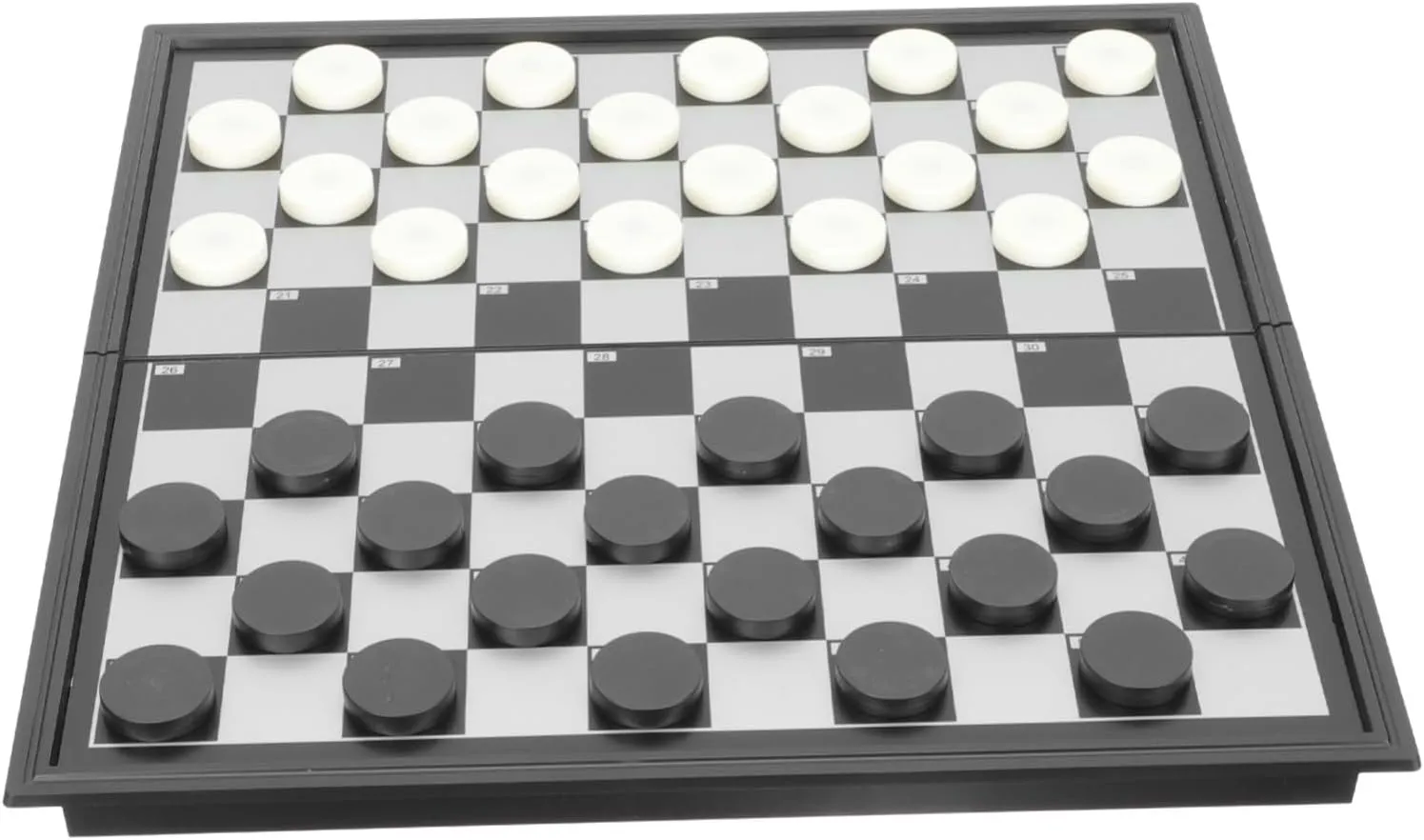 BESTonZON Travel-Friendly Checkerboard Sets Folding Board Sensory Training Props