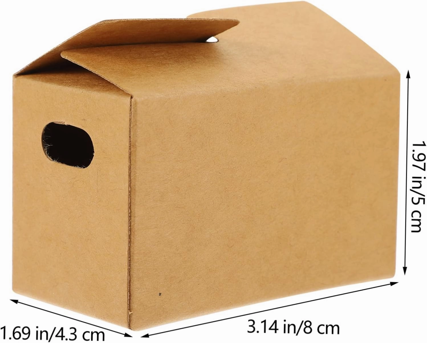 BESTonZON 3sets Mini House Packing Box Decor Realistic Paper Box Statue for Dollhouse and Crafts for DIY Projects for Miniature House Display 10pcs*3