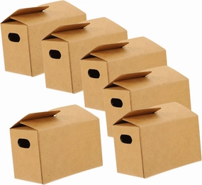 BESTonZON 3sets Mini House Packing Box Decor Realistic Paper Box Statue for Dollhouse and Crafts for DIY Projects for Miniature House Display 10pcs*3