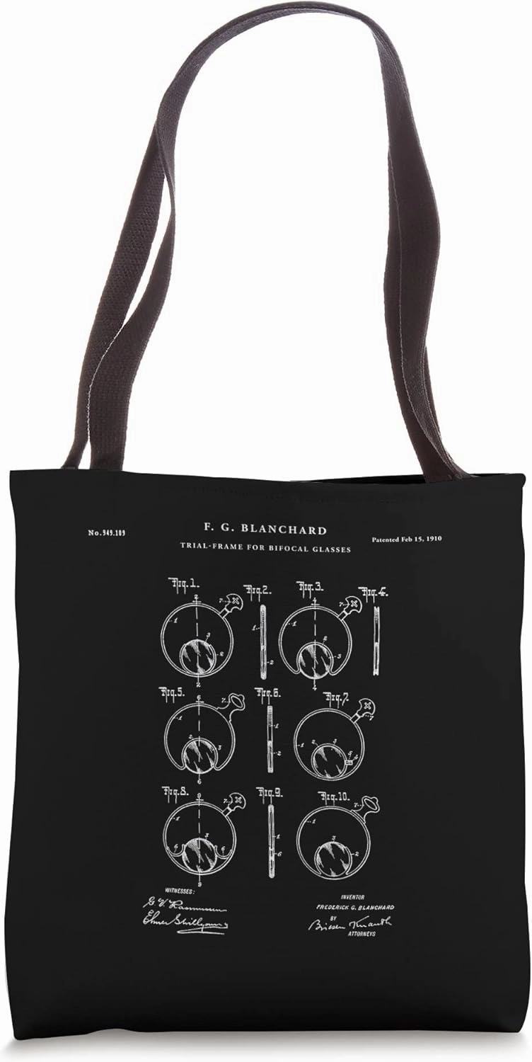 Bifocal Patent - optometry Tote Bag