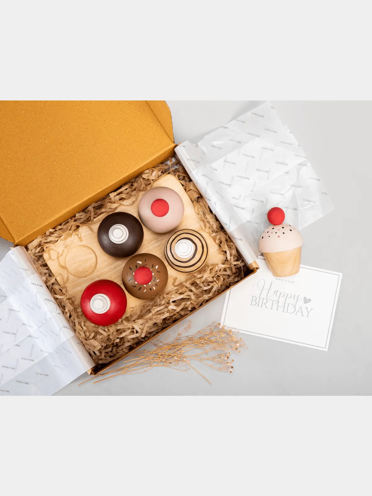 Birch Cupcake Play Set