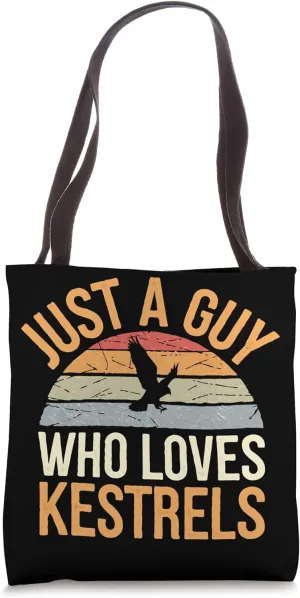 Birder Kestrel Guy Who Loves American Kestrel Tote Bag