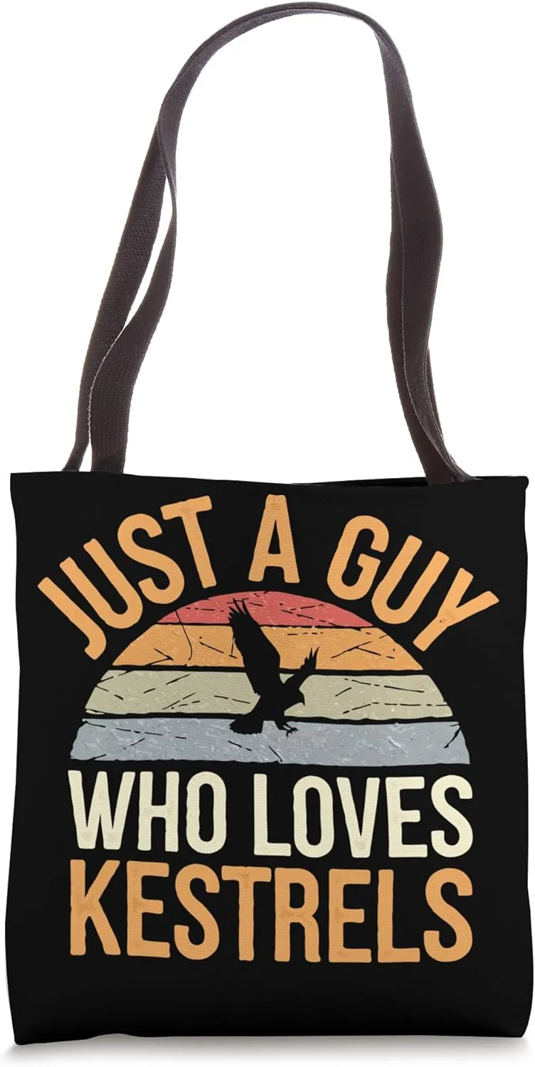 Birder Kestrel Guy Who Loves American Kestrel Tote Bag