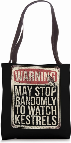 Birding Kestrel Birdwatcher American Kestrel Birder Tote Bag