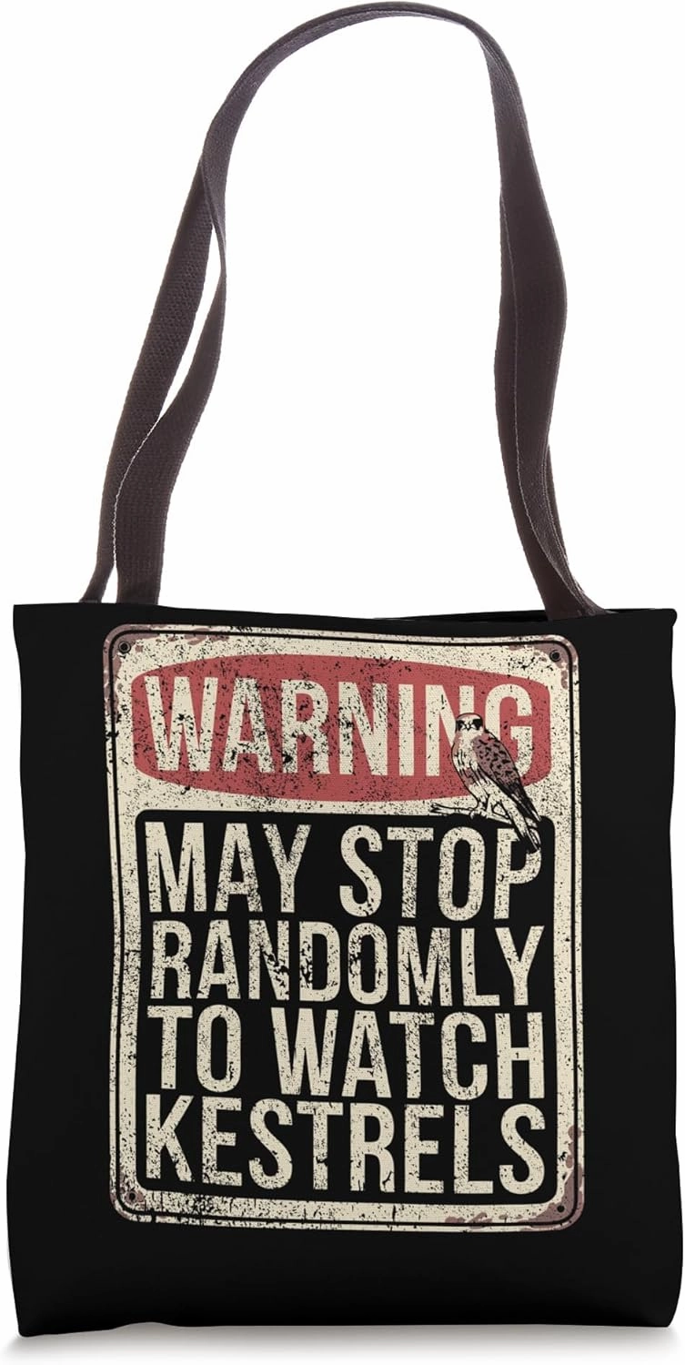 Birding Kestrel Birdwatcher American Kestrel Birder Tote Bag