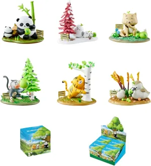 Blind Box Figures Toys,4.7" Cute Mini Dolls Kawaii Forest Species Series PVC Blind Box Doll Collectable Action Figure Posable Dress Up Doll for Girls Birthday Party Gift Toys
