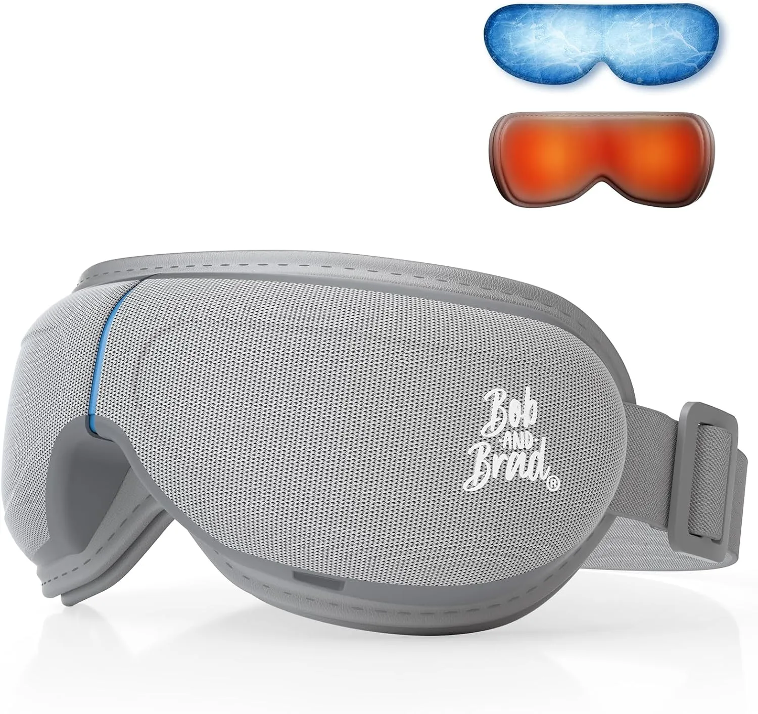 BOB AND BRAD Eye Massager with Heat and Cooling, EyeOasis 2 Eye Mask for Migraines FSA HSA Eligible, Heated Face Massager for Eyes Strain Relief Improve Sleep, Mothers Day Birthday Gifts for Mom