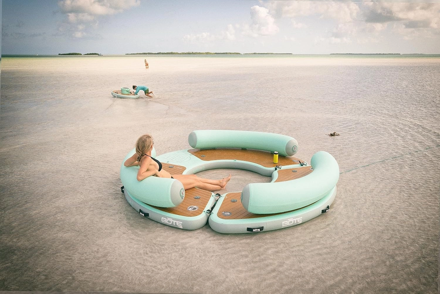 BOTE Inflatable Dock Hangout Suite Customizable Configurations Floating Party Raft Adults Kids Family Friendly MAGNEPod Compatible Packable Portable Towable, Multiple Sizes & Styles