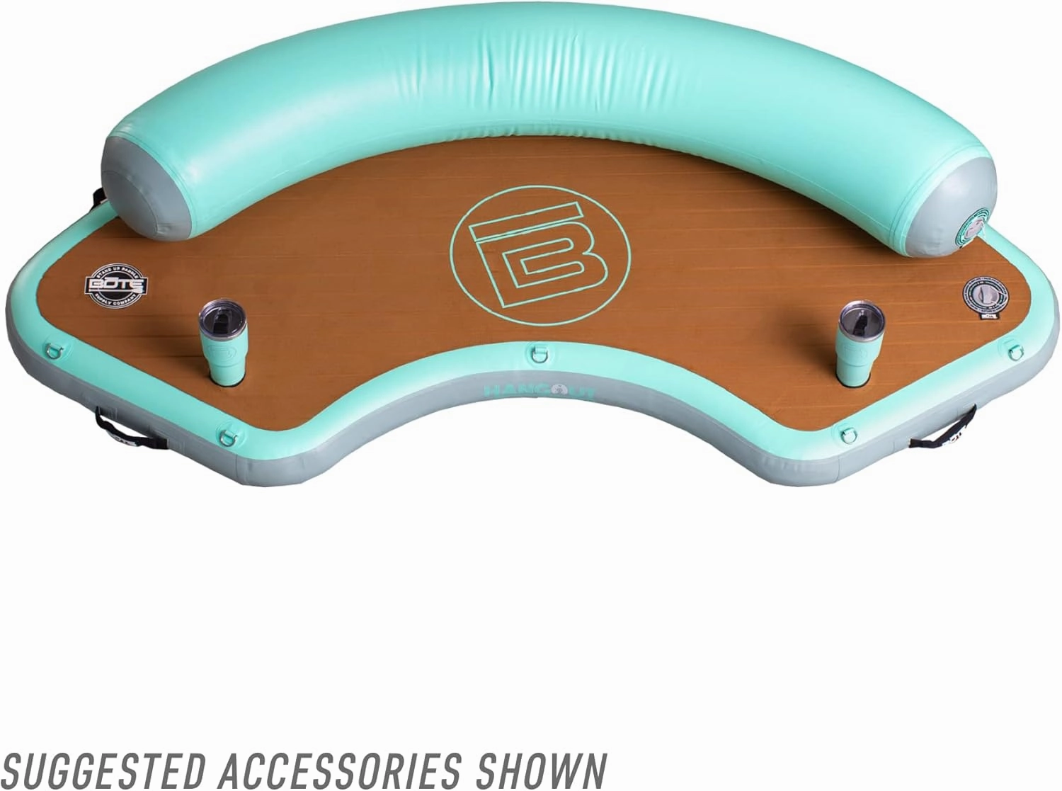 BOTE Inflatable Dock Hangout Suite Customizable Configurations Floating Party Raft Adults Kids Family Friendly MAGNEPod Compatible Packable Portable Towable, Multiple Sizes & Styles