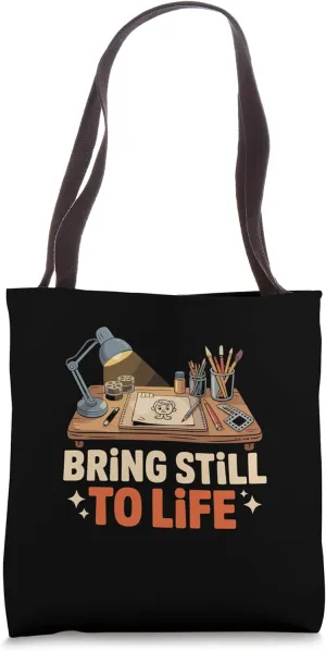Bring Still To Life Animation Sketch Animate Storytelling Tote Bag