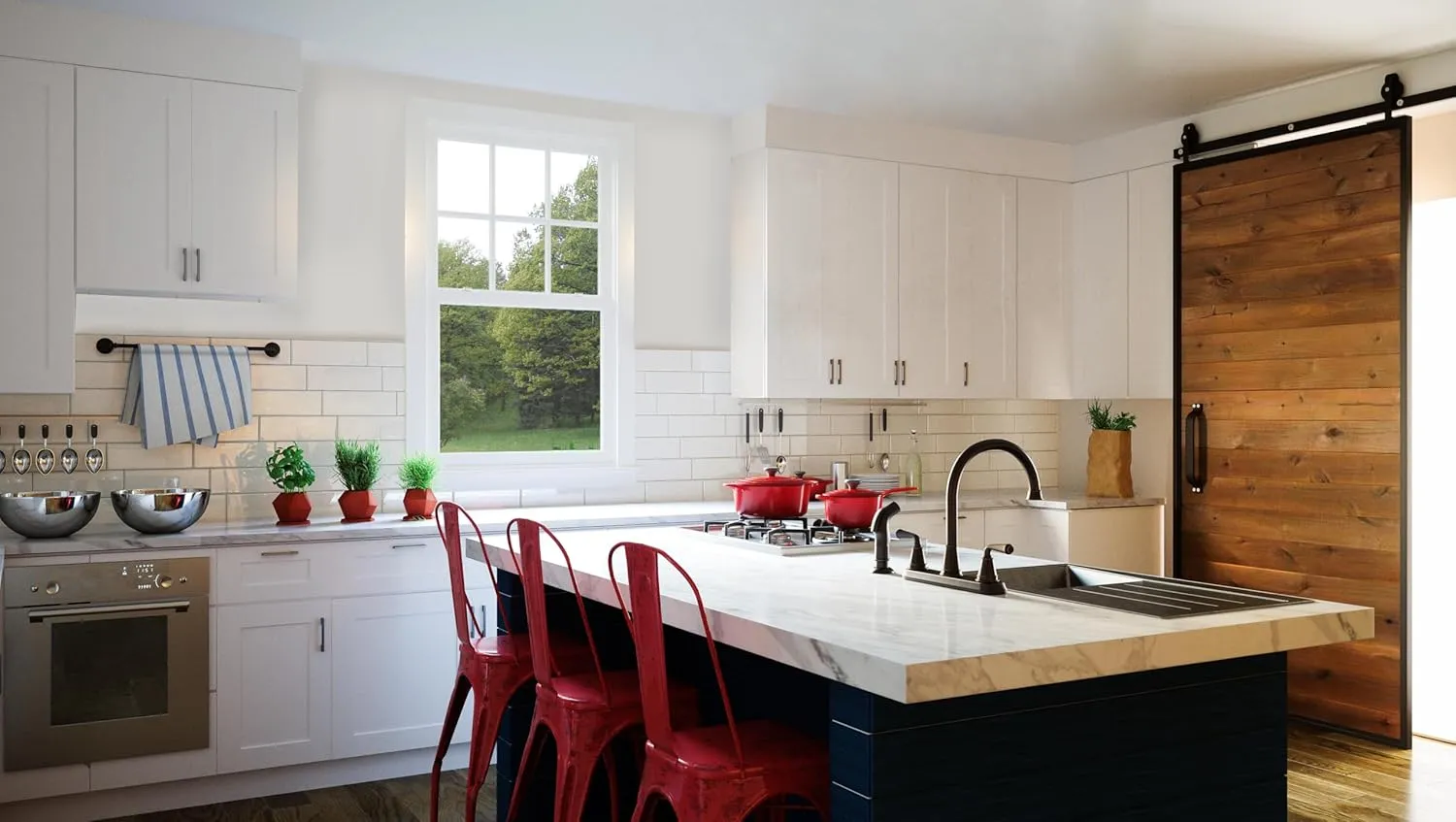 Brookings Shaker Unassembled Wall Kitchen Cabinet W1224, 12 W x 12 D x 24 H, Painted White with Sherwin Williams®, Solid Wood – Design House, 561530