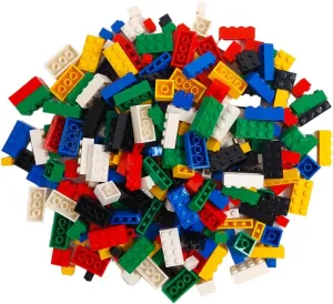 Building Bricks Classic - Building Bricks Set Compatible with Major Brands - 300 Piece Box, Loose Pack, Assorted Colors Special - Packed in a Reusable Box
