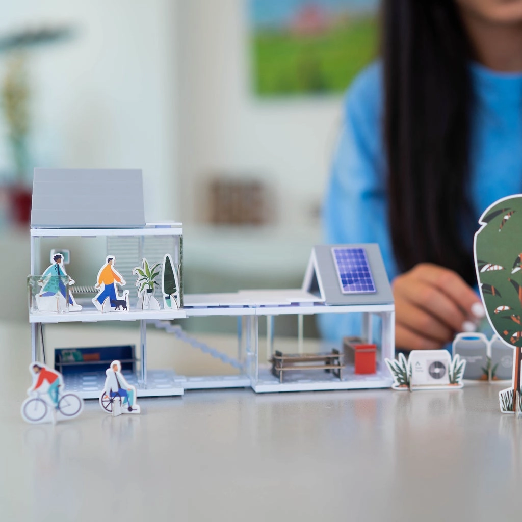 Bundle kit of 12 Arckit GO Eco Model House Kits & Building Plates