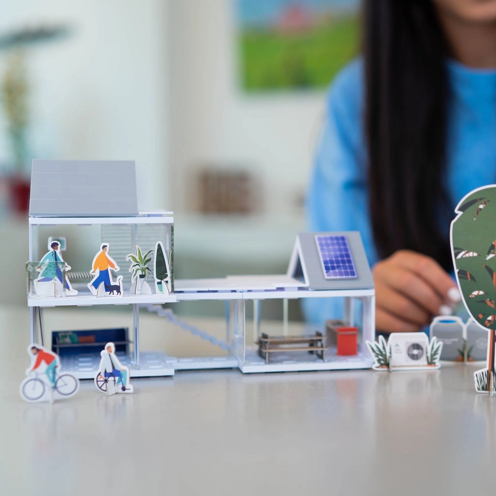 Bundle kit of 12 Arckit GO Eco Model House Kits & Building Plates