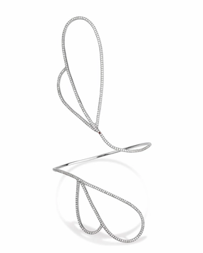 BUTTERFLY WINGS DIAMOND PAVE BRACELET