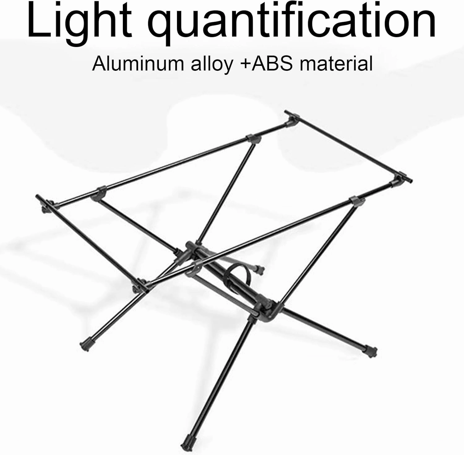 Camping Table Outdoor Portable Table with Storage, Aluminum Alloy Folding Table Barbecue Camping Table for Indoor,Outdoor,Camping, Beach,Backyard, BBQ, Party, Patio, Picnic Black B