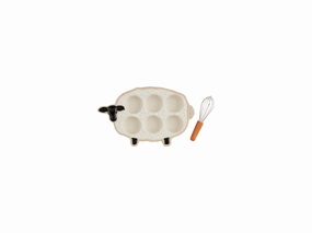 Ceramic Sheep Muffin Tray