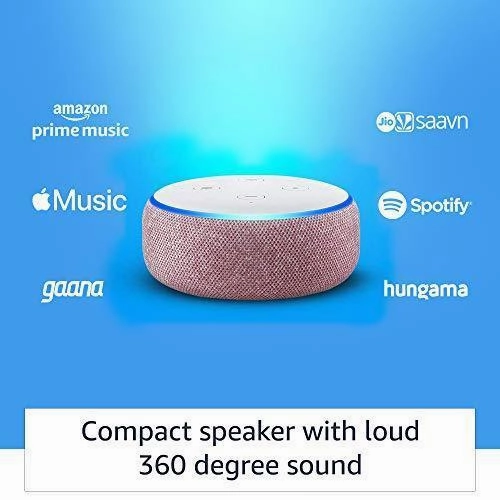 Certified Refurbished Echo Dot (3rd Gen)| Smart speaker with Alexa (Fig)