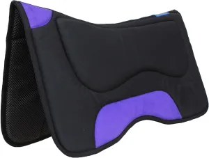 CHALLENGER Horse Western Contoured Anti-Slip Shock Absorbing Saddle Pad Purple 39181PR