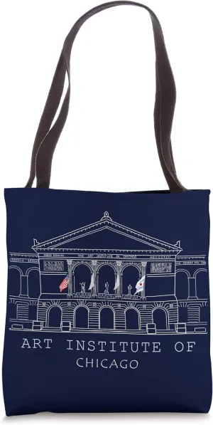 Chicago, Chicago Art Museum, Hand drawing, USA Tote Bag