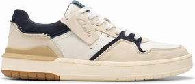 Clarks Men's Courtlite2 Lo Trainers, Navy Combi, 43