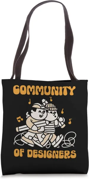 Comuniy Of Designers Visual Drawing Doodle Art Tote Bag