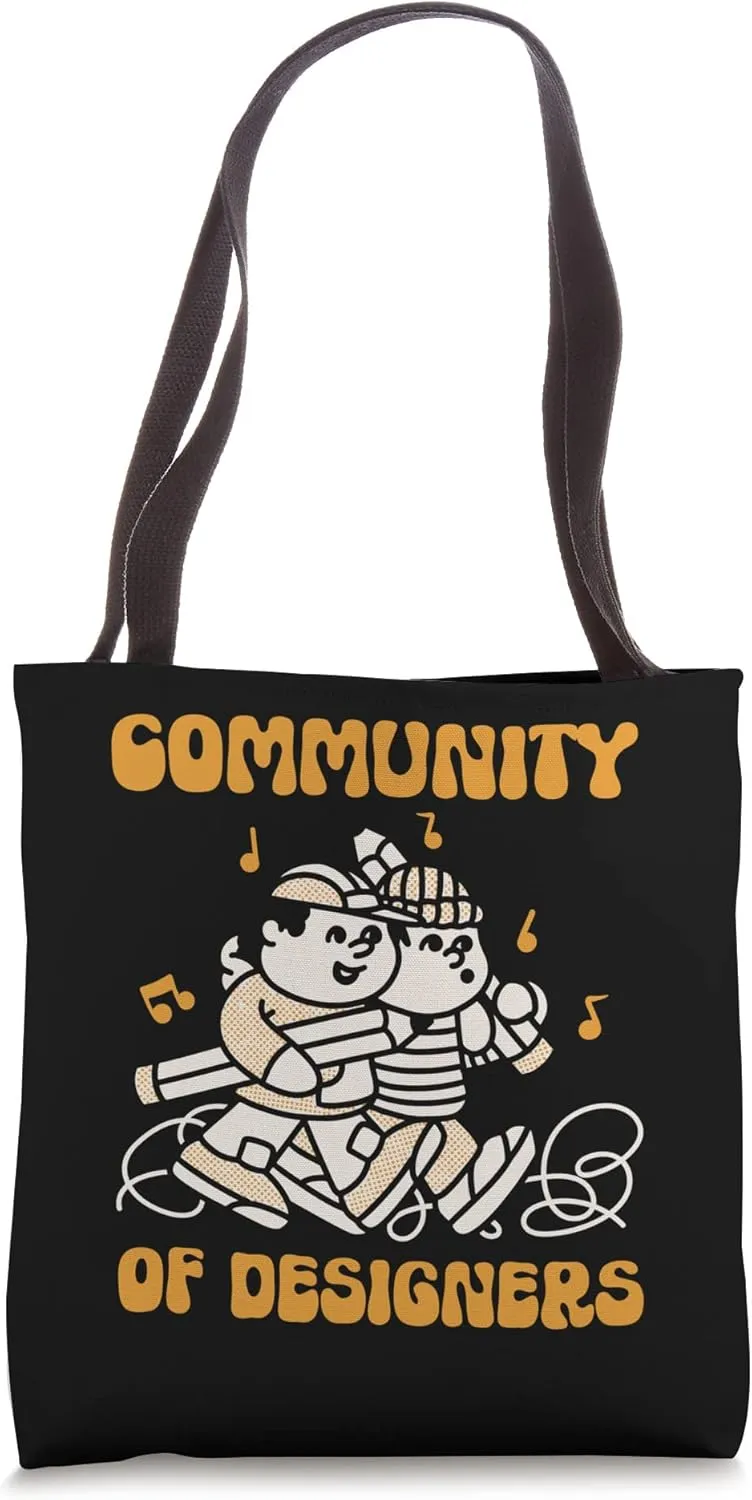 Comuniy Of Designers Visual Drawing Doodle Art Tote Bag