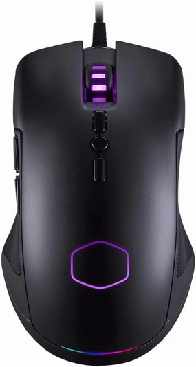 Cooler Master Optical Gaming Mouse (USB/Black/10000dpi/8 Buttons/RGB LED) - MasterMouse CM310