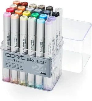 COPIC Too Copic Sketch Basic 24 Color Set Multicolor Illustration Marker Marker Pen
