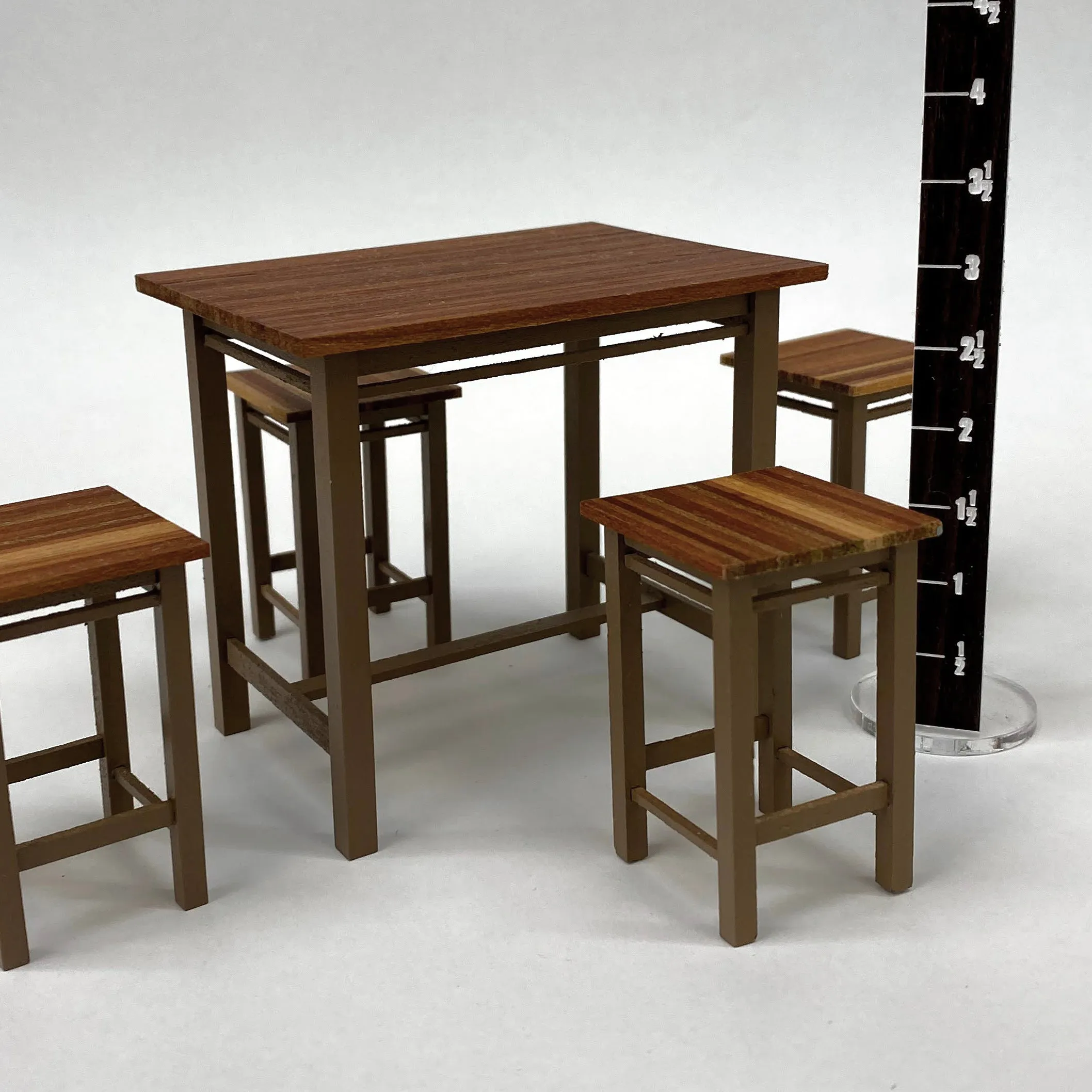 Country Kitchen Table and Stools