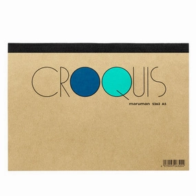 Croquis Sketch Pad, A5, White Paper