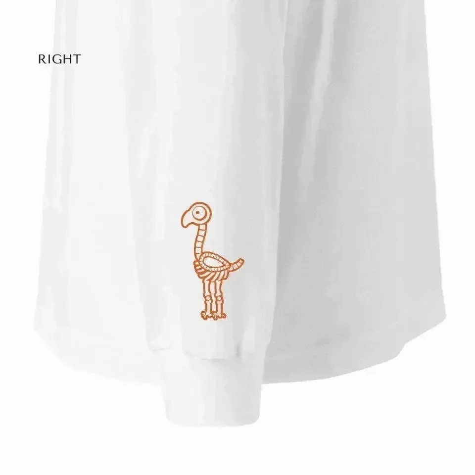 Custom Embroidered Haunted Zoo Animals Long Sleeve T-Shirt