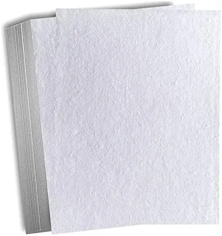 Deckle Papers A5 300 GSM Card Stock Made of Handmade Paper All Occasion Card Stock. Hand Written Invitation Cards Blank Card Stock DIY Play Cards. Size-5.8x8.3 Pack of-50 Ivory White