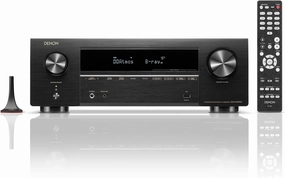 Denon AVR-X1800H 7.2 Channel AV Receiver - 80W/Channel, Wireless Streaming via Built-in HEOS, WiFi, & Bluetooth, Supports Dolby Vision, HDR10 , Dynamic HDR, and Home Automation Systems