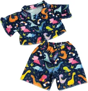 Diggin Dinos PJ's for Your Teddy Friend Fits Most 6-10 inch Stuffed Animals Clothes Shirt Basic Stuffed Bears Shirt