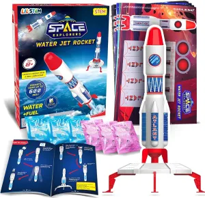 DIY Water Rocket Launcher Kit - STEM Outdoor Science Kit for Backyard Fun, Launch up to 50 ft, Outdoor Toys for Kids 8-12, Great Birthday Gifts for Boys & Girls Ages 3 