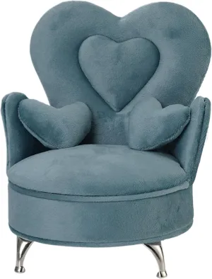 Dollhouse Couch 5x5x6 Inch Velvet Soft Dollhouse Chair with Multi-Layer Storage, Dustproof Furniture for Jewelry Storage Bedroom Decor Furniture Chair