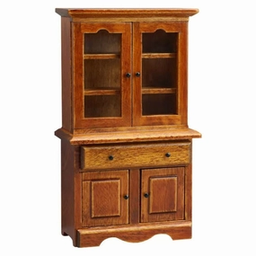 Dollhouse Miniature Display Cabinet Bookcase