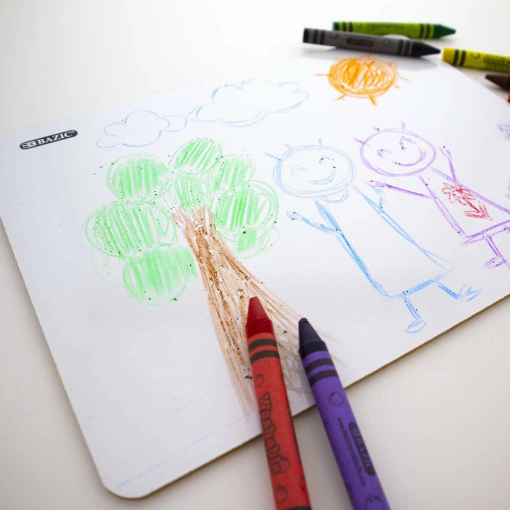 Double Sided Dry Erase Lap Board 9" X 12"