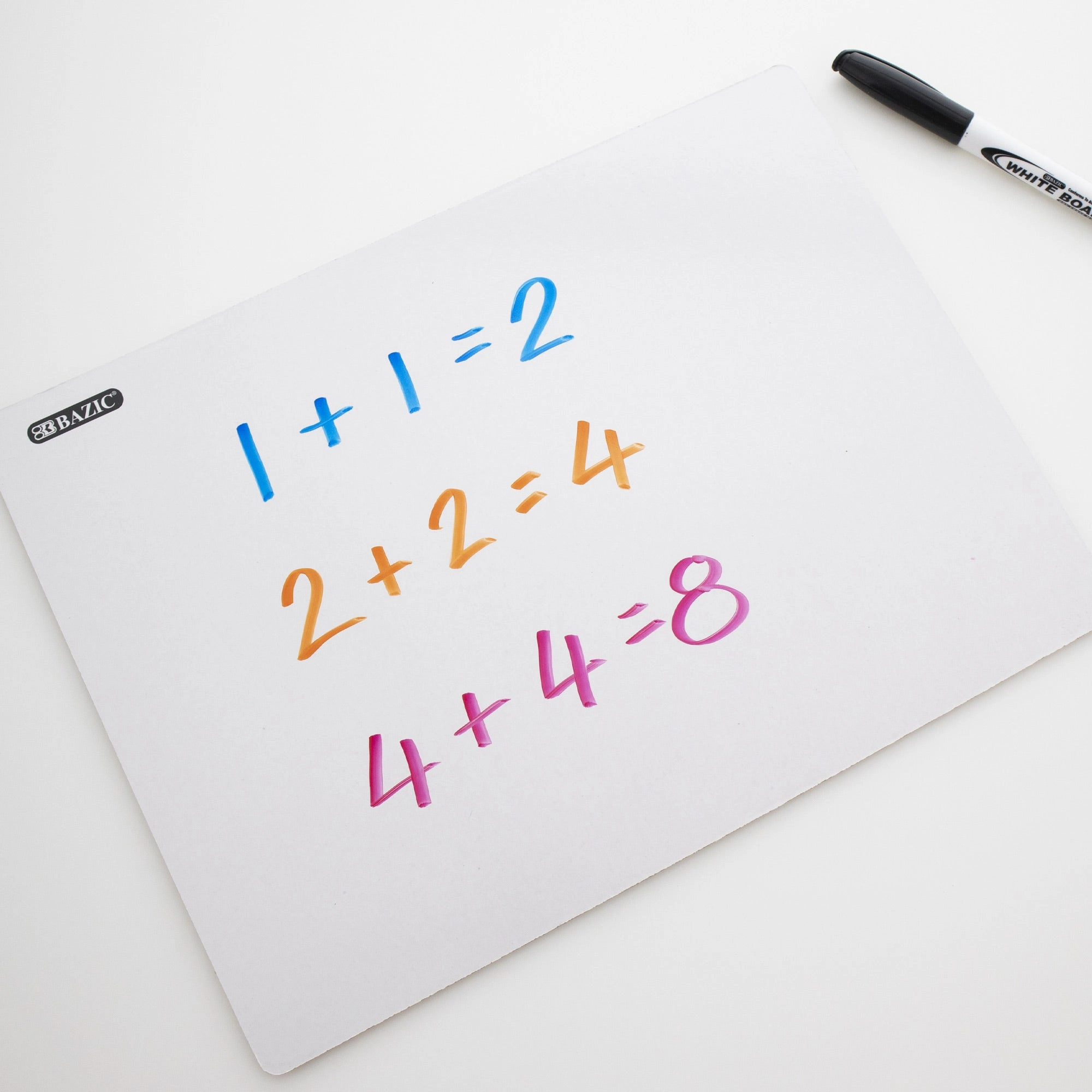 Double Sided Dry Erase Lap Board 9" X 12" w/ Marker