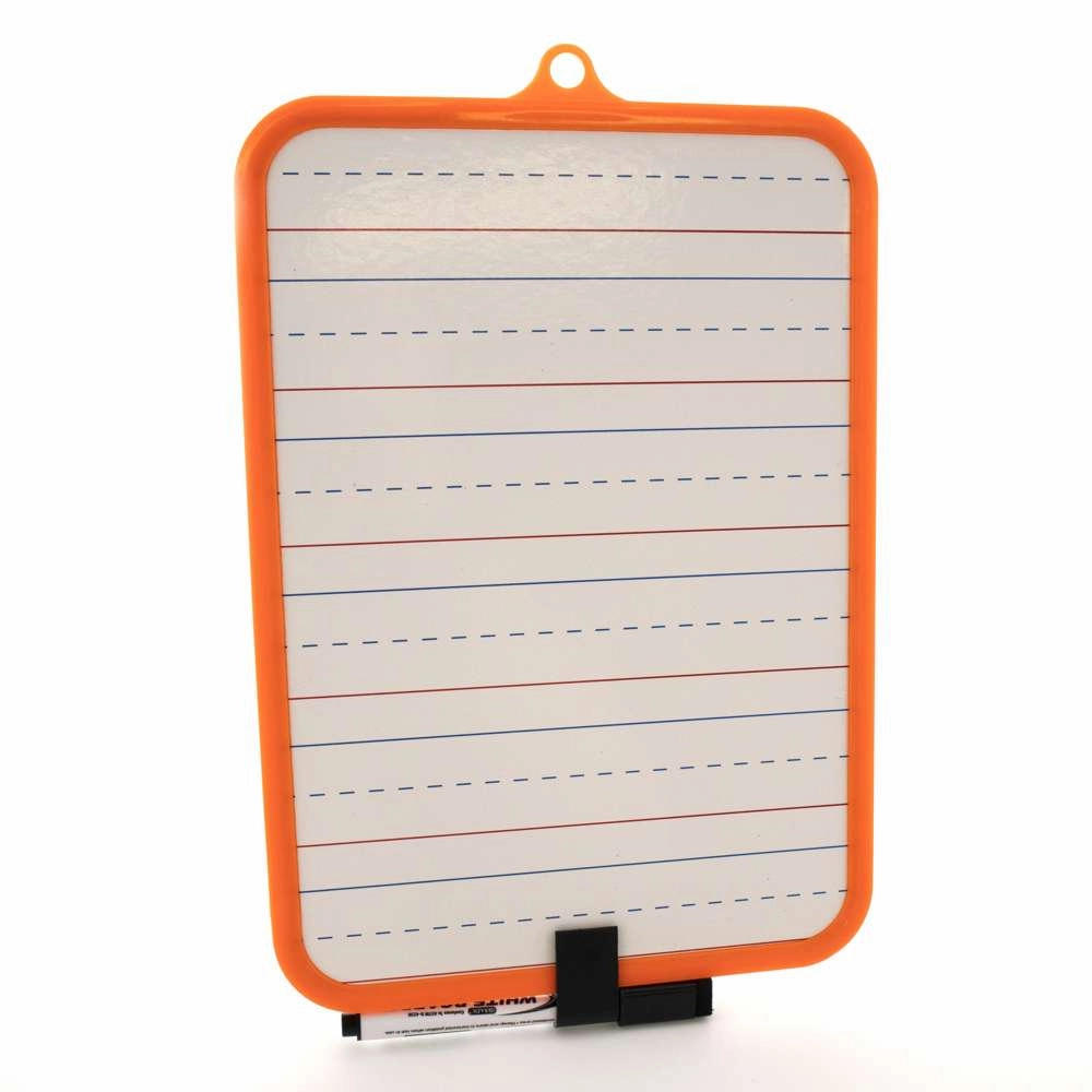Double Sided Dry Erase Learning Board 7.4" X 10.3" w/ Marker