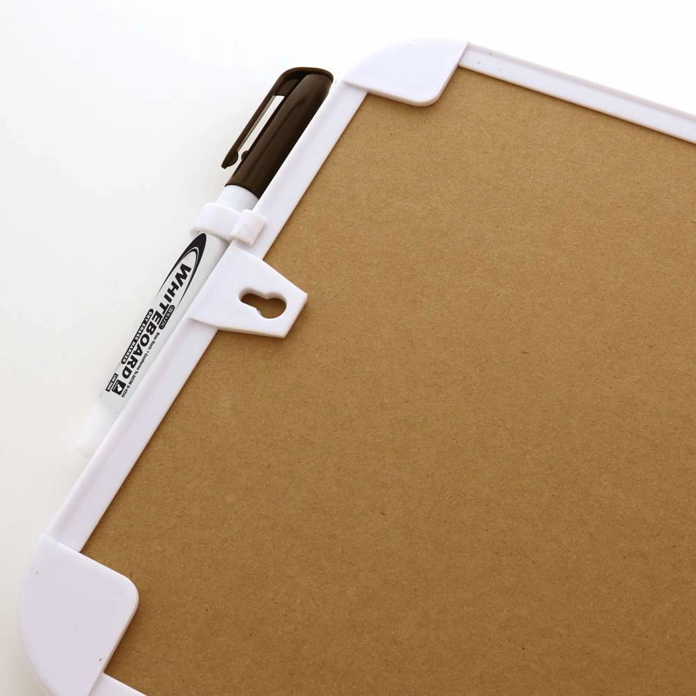Dry Erase / Cork Combo Board 8.5" X 11" w/ Marker