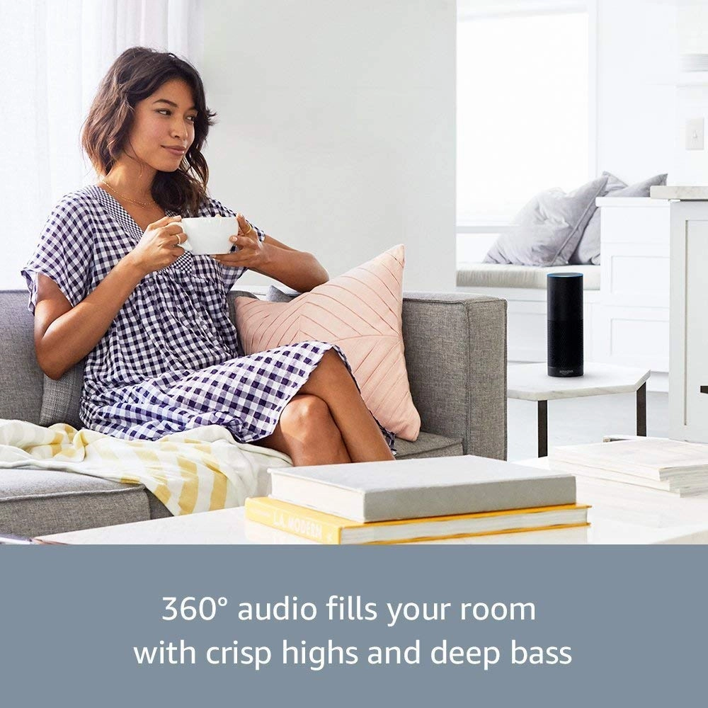 Echo Plus – With built-in smart home hub, Black