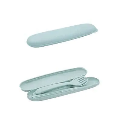 Eco Friendly Wheat Straw Portable Travel Cutlery Set